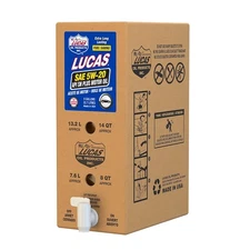 Lucas Oil 18001 Oil; SAE 5W-20; 6 Gallon Bag In Box; Single