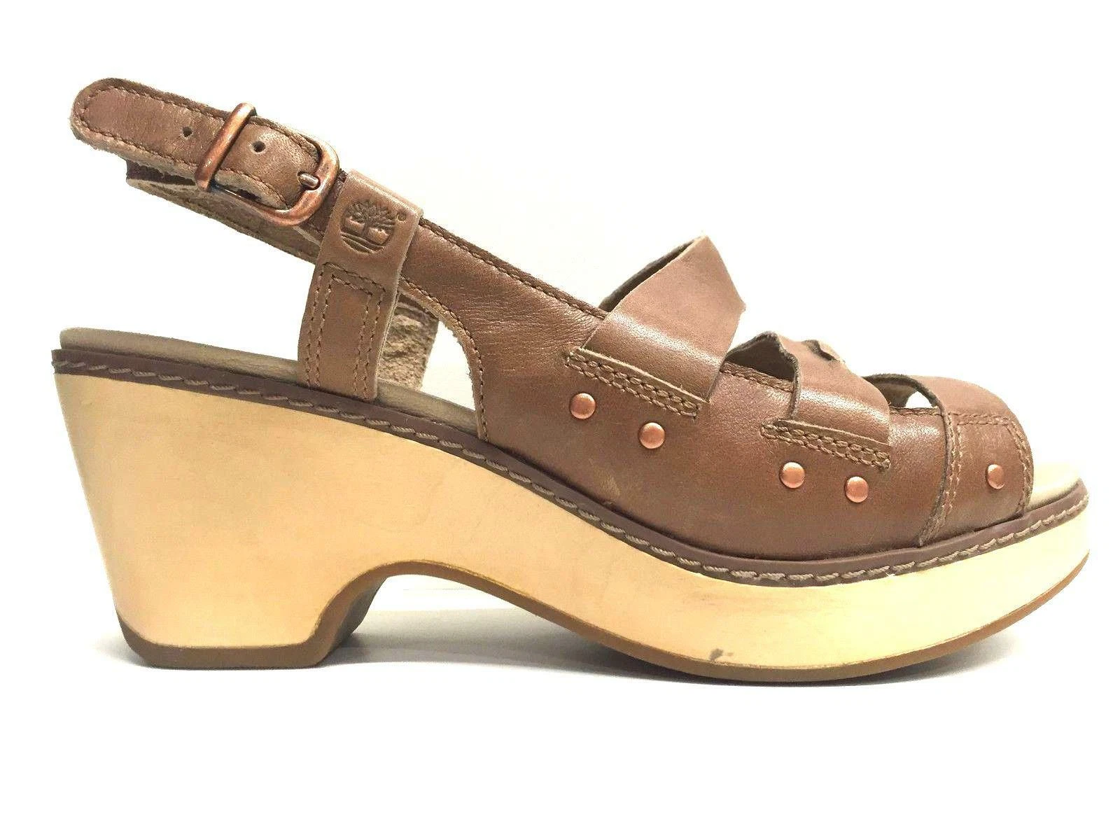 SCARPE SANDALI DONNA TIMBERLAND ORIGINALI BNSTBL 26675 PELLE SHOES PE NEW