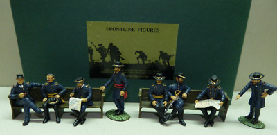 Frontline Figures, ACW Union Generäle Meade und Grant mit 6 Offizieren, AUP.5