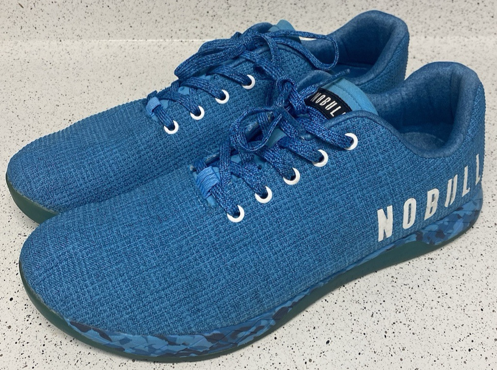 SAOLA Scarpe da ginnastica NoBull uomo 13 5 donna 15 super tessuto blu leggere corsa