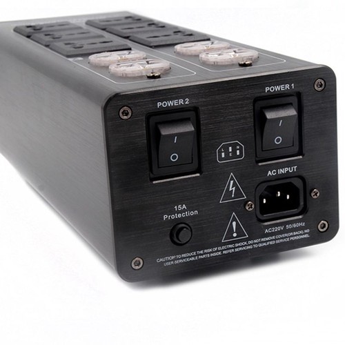 HiFi 3000W Power Filter Purifier AC Audio Adapt Home Outlet LCD Universal Socket - Picture 9 of 12