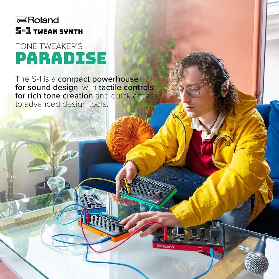 Roland S-1 Tweak Synth 305g Compact Polyphonic Sound Module Synthesizer New - Image 3 of 4