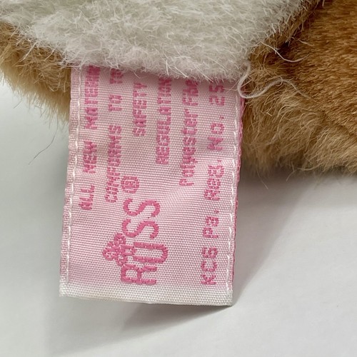 Bunny Rabbit Buffy Russ Berrie Plush Stuffed Animal Brown Sitting 6” Floppy Ears - Picture 9 of 12