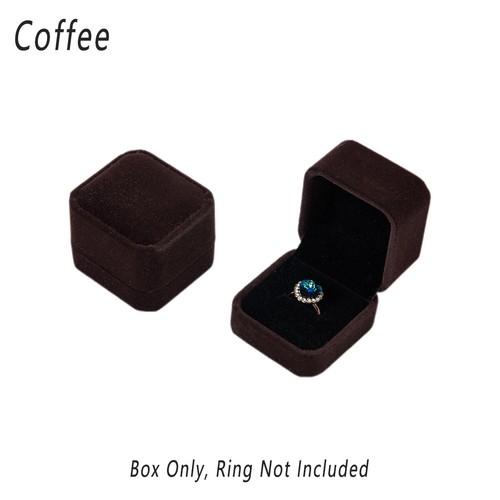 10X Flannel Ring Jewelry Box Earring Ring Jewelry Boxes Exquisite Gift Organizer - Picture 28 of 35