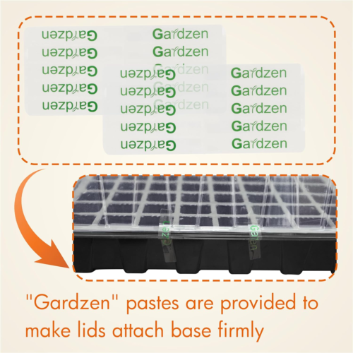5-Set Seed Starter Tray Kits, Plant Germination Trays, Seed Starting Trays with - Picture 6 of 12