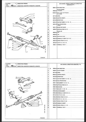 Tube-entretoise vérin direction assistée Peugeot 504 DA 604 505 DA Talbot Tagora - Picture 5 of 7
