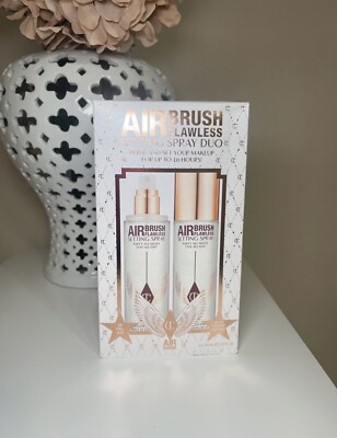 Charlotte Tilbury Airbrush Flawless Setting Spray Set(2) 3.3