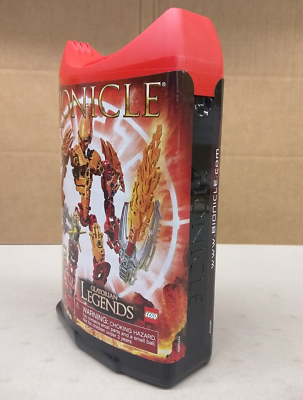 LEGO Bionicle 8985 Ackar NEW! RARE! Red Fire Flame Glatorian