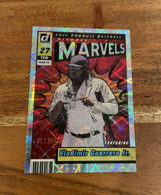 Vladimir Guerrero Jr. 2022 Donruss Diamond Marvels Silver Holo /349 NRMT+ Jays!!