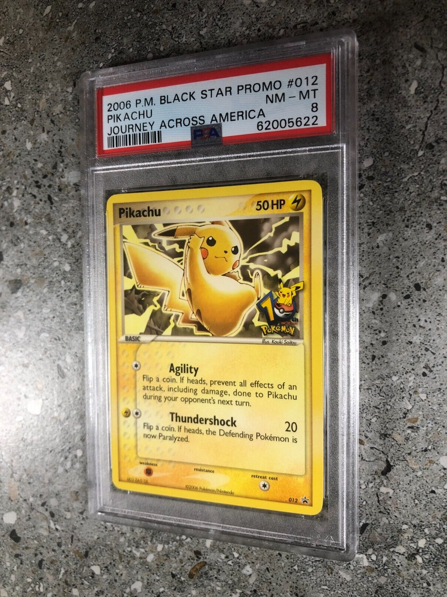 Pokemon TCG Pikachu 012 10th Anniversary Journey Across