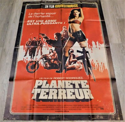 Planet Terror Grindhouse French Movie Poster Original 47''63'' 2007 Rodriguez