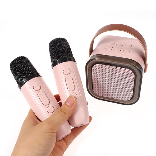 Karaoke Speaker With 2 Wireless Microphones For Adults/Kids Bluetooth Speake _tm - Zdjęcie 3 z 15
