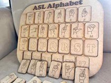 American Sign Language ASL Puzzle Educational Homeschool Learn