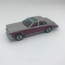 Hot Wheels 1980 Cadillac Seville Silver Purple Hong Kong The Hot Ones Die Cast
