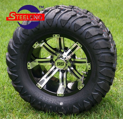 CLUB CAR PRECEDENT GOLF CART 6" A-ARM LIFT KIT + 12" WHEELS and 22" M/T TIRES - Picture 3 of 6