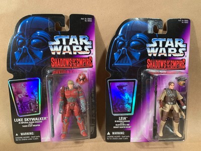 1996 Star Wars SOTE Luke Imperial Guard + Leia Boushh Disguise Kenner NEW 