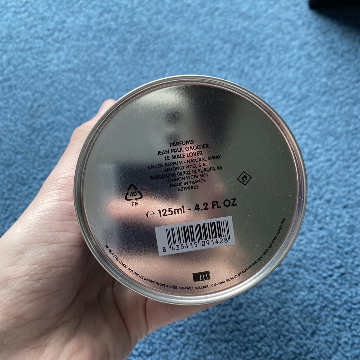 EMPTY CAN Jean Paul Gaultier Le Male Lover 4.2 oz 125ml | eBay