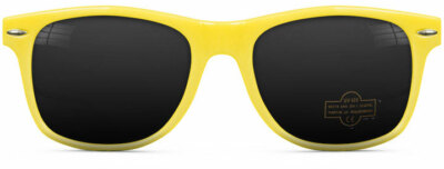 sunglasses adult unisex neon yellow retro wayfarer look great for