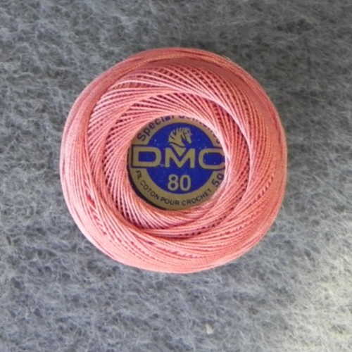 Lot of 10 DMC Lace Thread - 5g Ball. Col. #3778 Copper - Picture 2 of 7