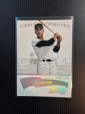 2014 Panini Classics Timeless Tributes SILVER #102 Orlando Cepeda /149 GIANTS!