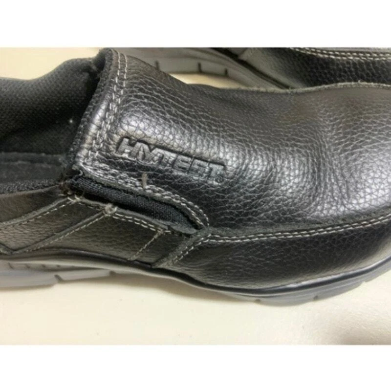 Zapatos de seguridad sin cordones para mujer HYTEST 17350 punta de acero EH Twin Gore negros talla 8,5 Foto 2 de 4