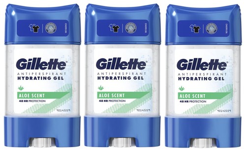 3x Deodorant Antiperspirant Stick Gel Hydragel Aloe 48H Fresh Odor Invisible New - Picture 4 of 4
