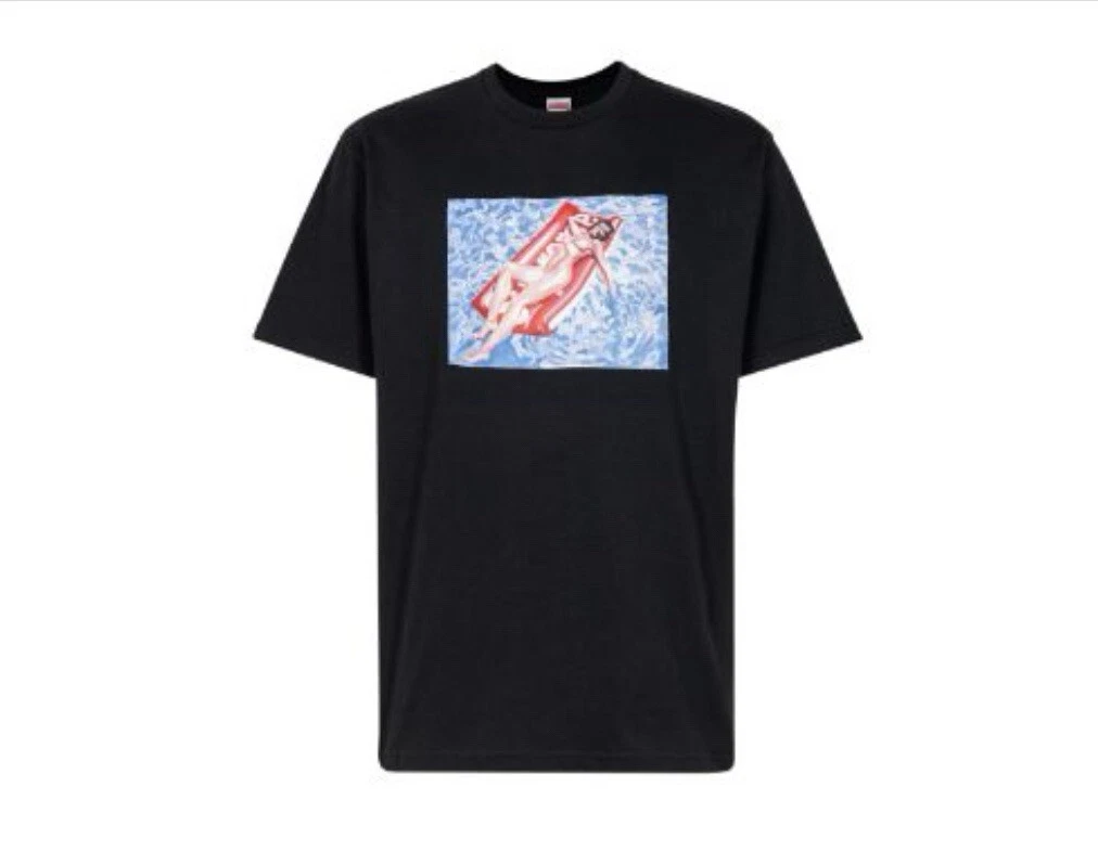 Tee shirt Supreme Float taille XL extra large noir imprimé graphique neuf