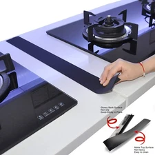 21'' Stove Counter Gap Silicone Cover Oven Guard Spill Seal Slit Filler Kitchen