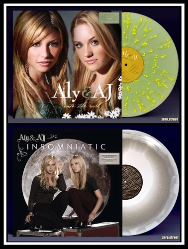 ALY & AJ  Into The Rush and Insomniatic 2LP Set COLOR VINYL New SEALED