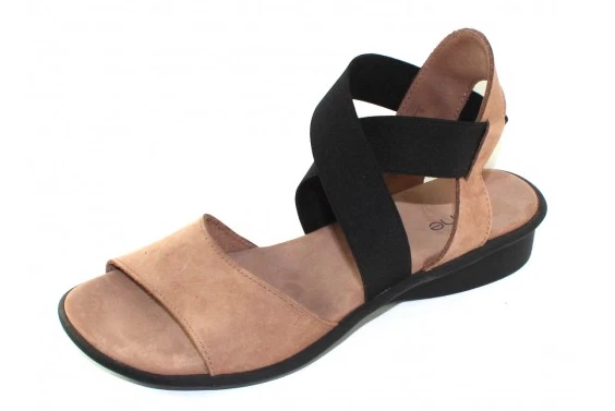 Arche Satia Sand Beige Nubuck Comfort Flat Sandal Women s sizes 37