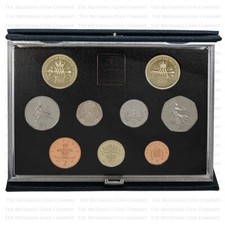 1989 Proof Year 9 Coin Set UK Annual Coins Royal Mint Sets Birthday Gift D89