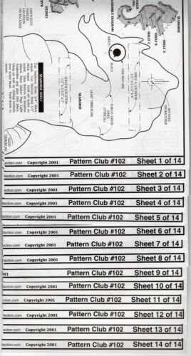 The Winfield Pattern Club Woodcraft Design Patterns ©2002 Set #102 Easter Spring - Picture 2 of 4