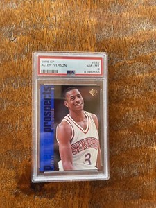 1996/97 SP Allen Iverson Rc #141 PSA 8 Nmmt 2156