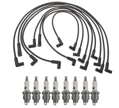 Professional Ignition Wire Set 8 ACDelco .060" Spark Plugs Kit For Chevy GMC V8 Professional Ignition Wire Set 8 ACDelco .060" Spark Plugs Kit For Chevy GMC V8