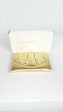 1978 Avon Polished Gold Metallic Evening Bag Clutch Purse New Excellent