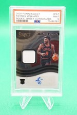 2020-21 Select Rookie Jersey Autographs /199 #39 Patrick Williams RPA PSA 9 BG6