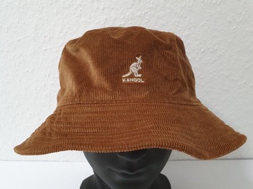 KANGOL Cord Bucket Hut Casual Mütze Anglerhut Fischerhut Braun Olive Unisex - Bild 6 von 19