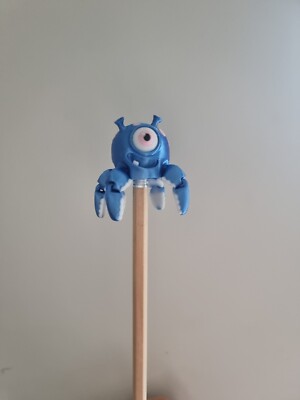 3D-gedruckter Flexi Factory Alien Bleistift Spinner/Topper Spielzeug