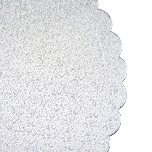 15 Pack Round Cake Boards 10-inch Premium Silver Cake Circles Cardboard Scall... - Picture 3 of 4