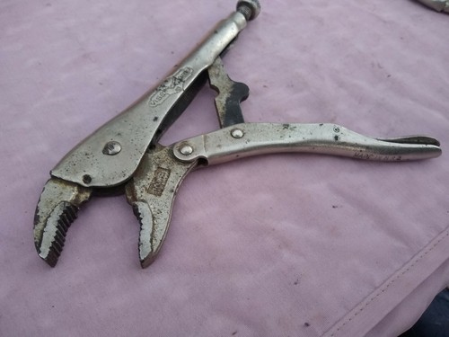 Vintage Petersen Dewitt Vise Grip 10" Locking Pliers 10WR USA - Picture 4 of 6
