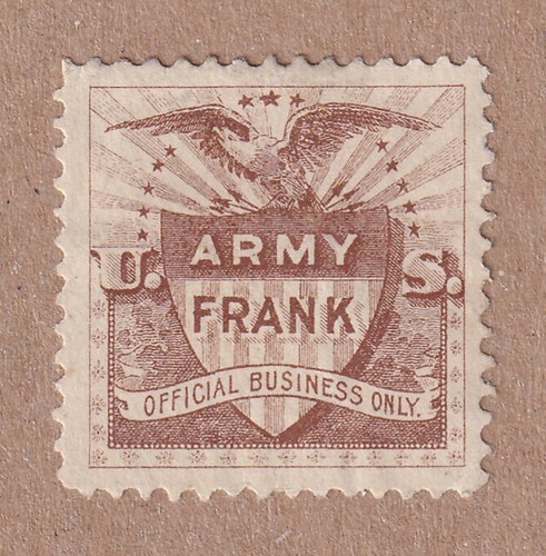 1898 UNITED STATES LOCAL ARMY FRANK SPANISH AMERICAN WAR RED, BLUE & BROWN 017Y7 - Picture 9 of 12