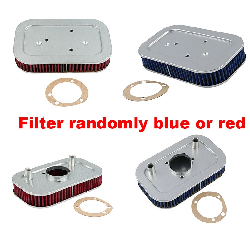 Filtro filtro de aire ovalado para Harley Sportster XL 1200 883 Forty Eight 2004-2013 Foto 2 de 4