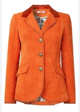 Joe Browns 'joe's Favourite Forever' Orange Jacket Worn Once! Size 14