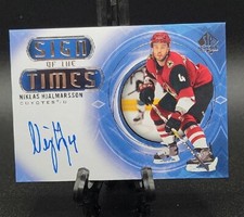 2020-21 SP Authentic Niklas Hjalmarsson Sign Of The Times Auto #NH Coyotes
