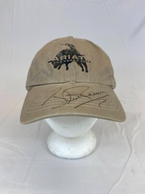 Ariat Las Vegas 2005 Signed Baseball Cap Strapback Hat Brown