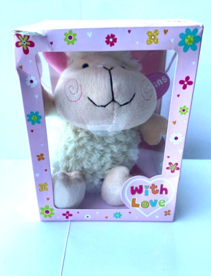 Schaf Ostern Lamm Lammfelle Stofftier Plüschtier süß kuschelig 11 Zoll Bauernhoftier - Box/Etikett!