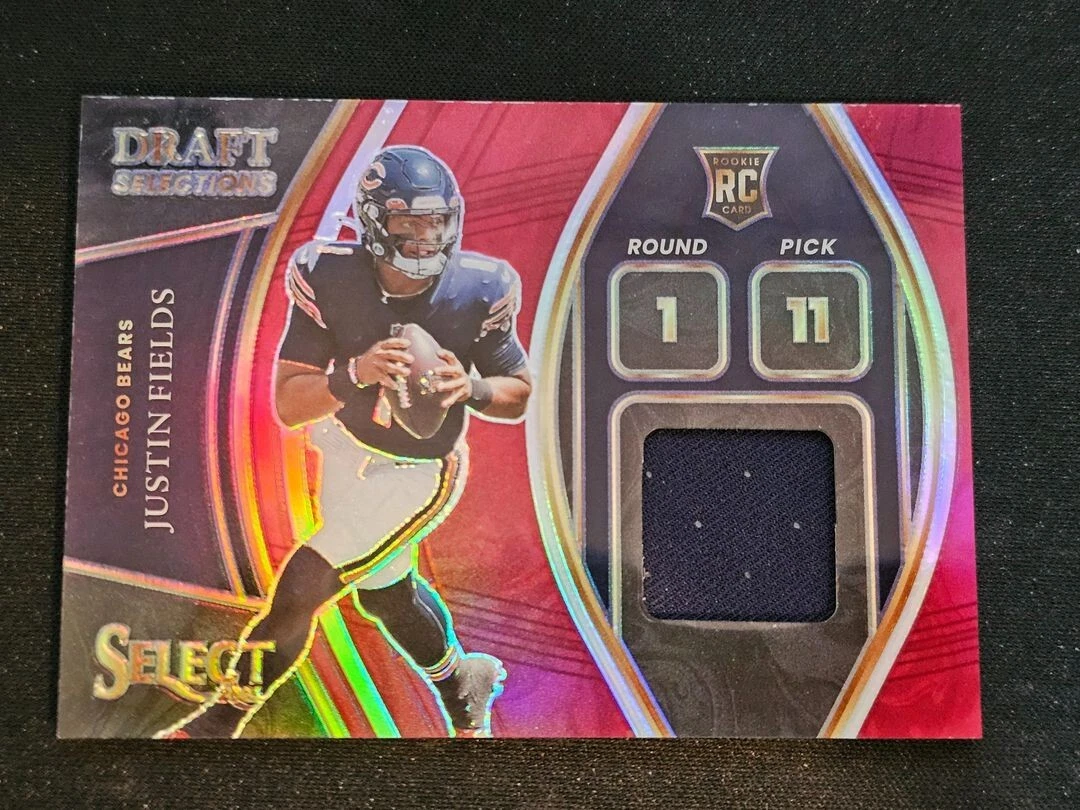 Justin Fields Panini Select Draft Selections Memorabilia #DSJFI Base