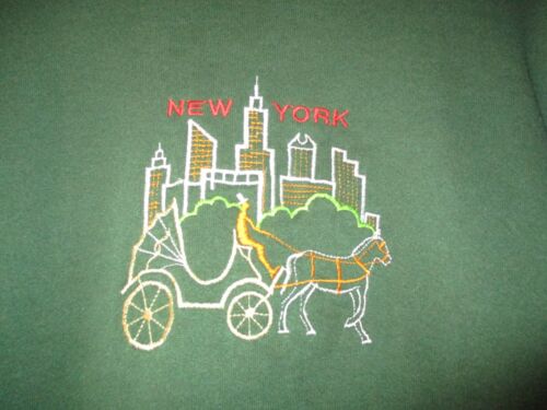 VINTAGE  New York CITY HORSE & BUGGY  Sweatshirt … - image 1