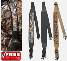 Camouflage Rifle 2 Point Sling Shoulder Padded Strap Camo Gun Sling With Swivels