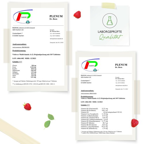 3x 365 Multivitamin A-Z Tabletten (vegan) Vitamine + Mineralien 32 Wirkstoffe - Bild 8 von 10